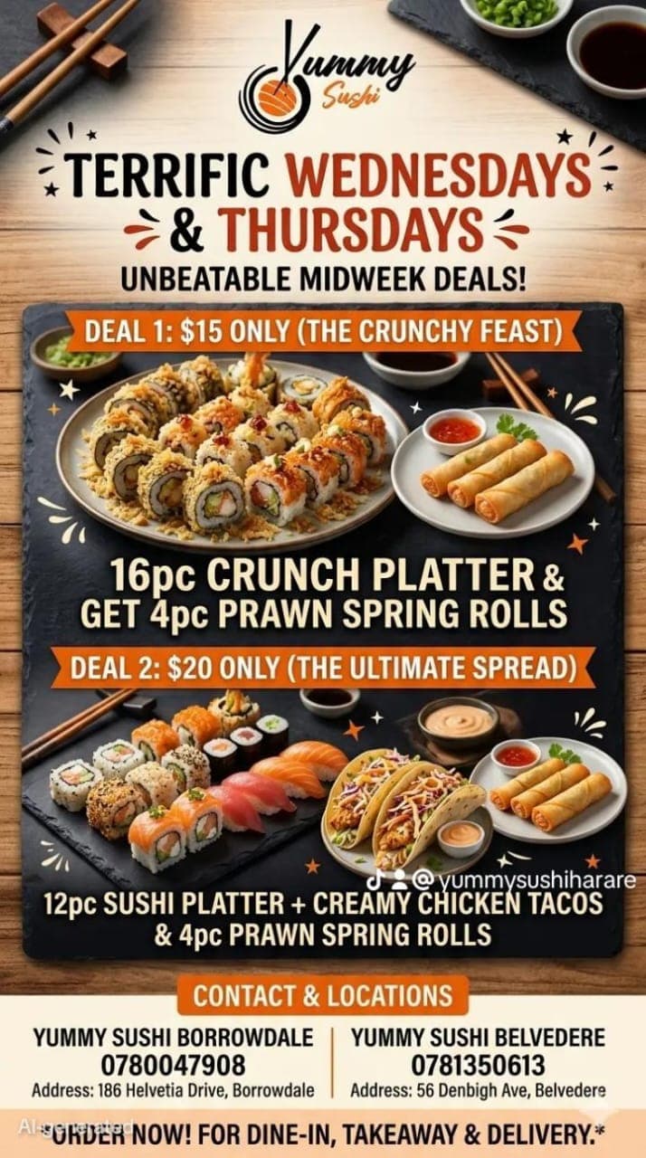 Terrific Wednesday's and Thursday's